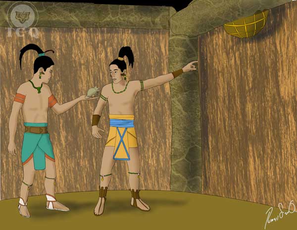 Finding the Ball - The Popol Vuh