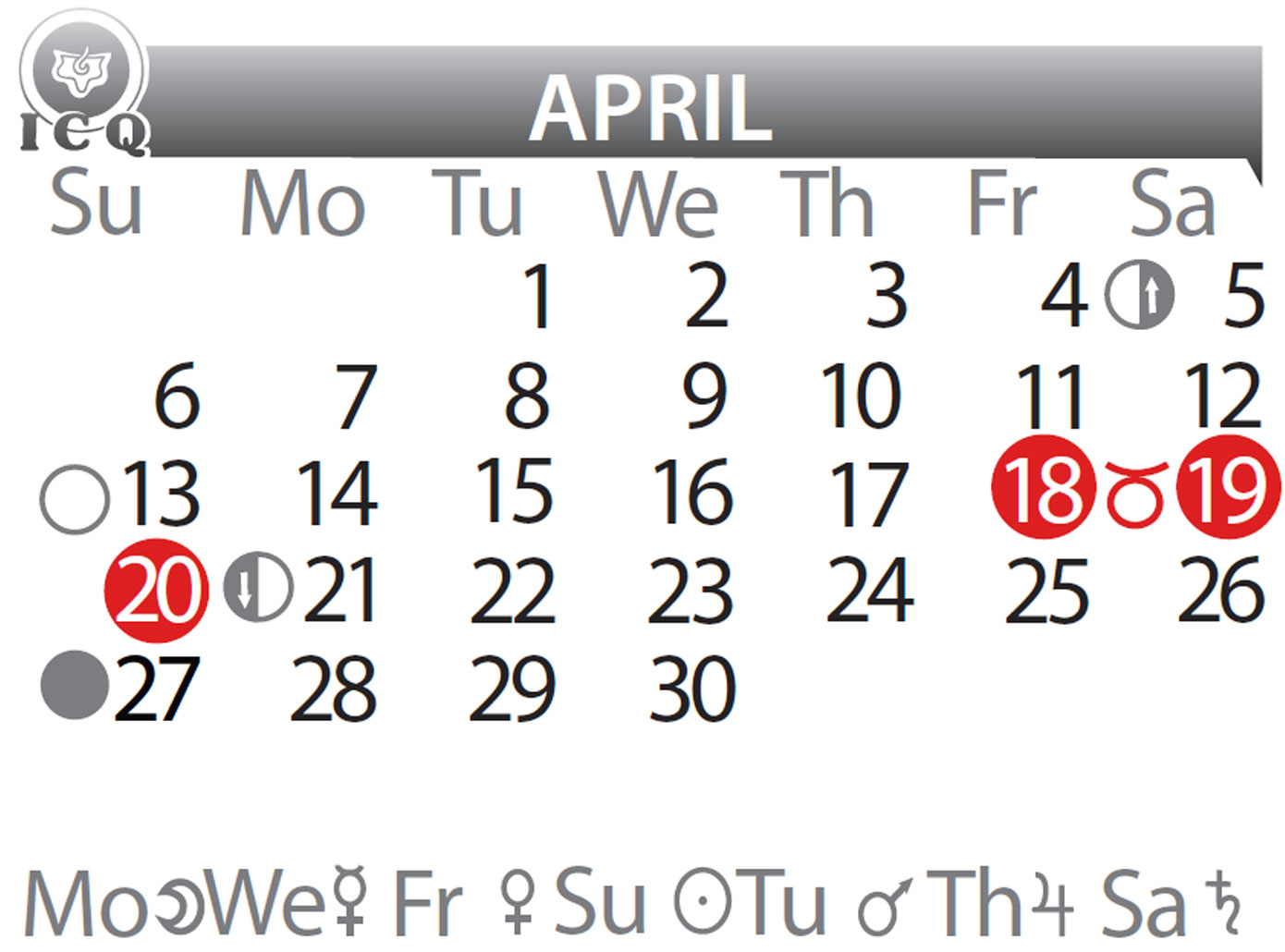 April