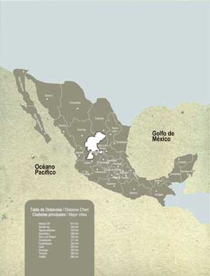 map 3, Zacatecas